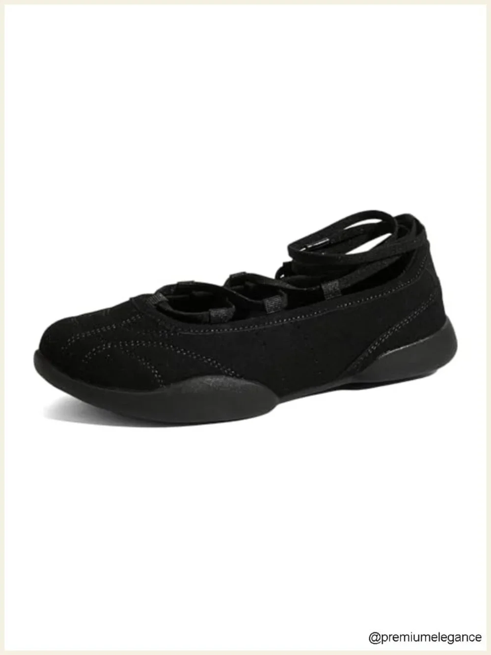 Wide Width Mary Jane Sneakers with Wrap Strap Lightweight Walking Shoes